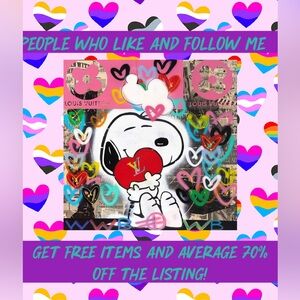 Louis Vuitton Snoopy Heart Graffiti Art